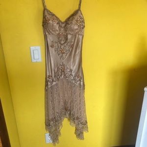 Silk beaded dress